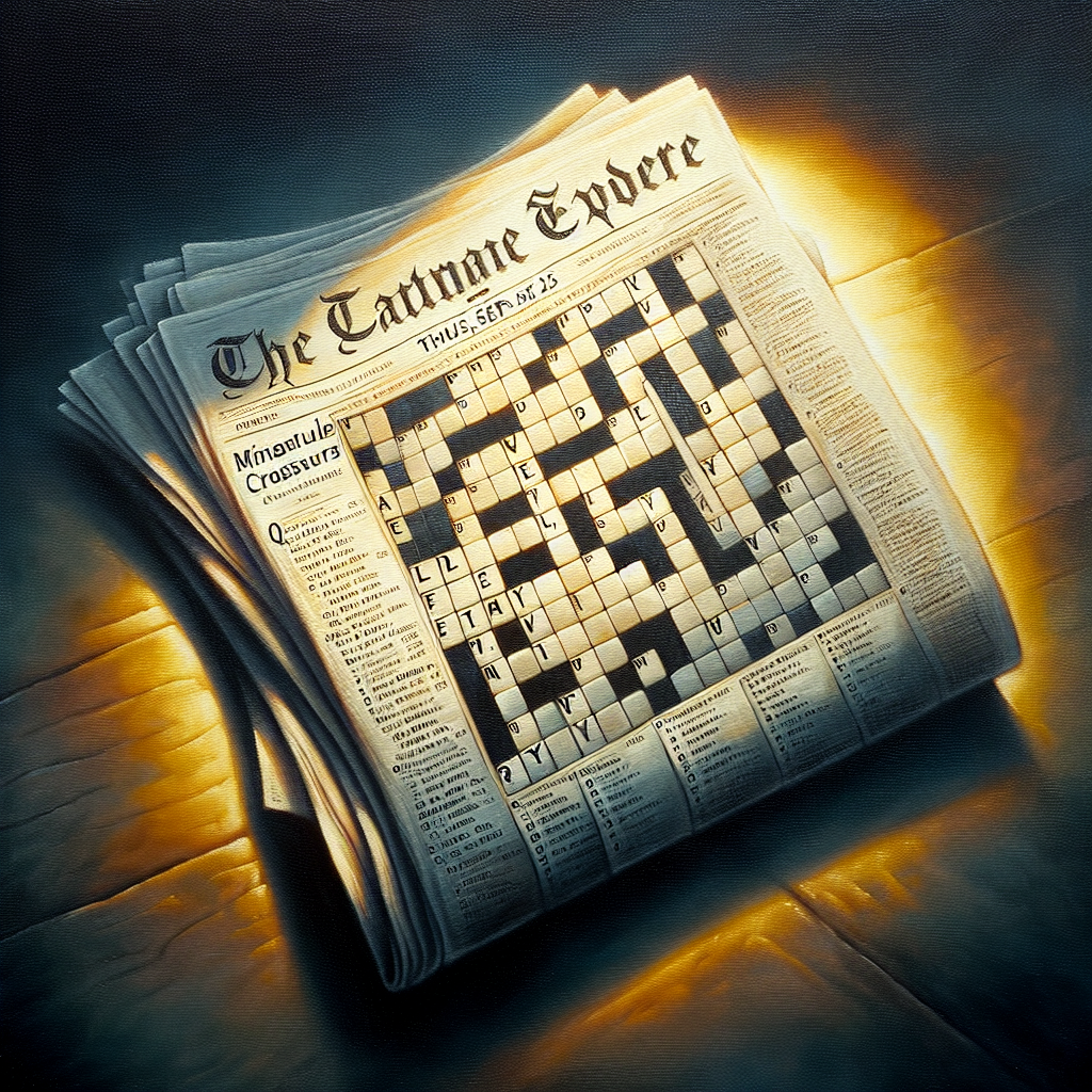Discover Today's NYT Mini Crossword Answers for Thursday, September 25