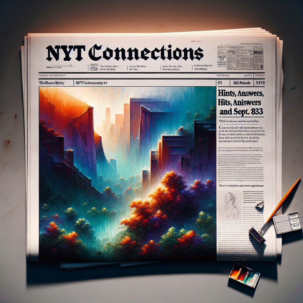 Today's NYT Connections Hints, Answers and Help for Sept. 21, #833